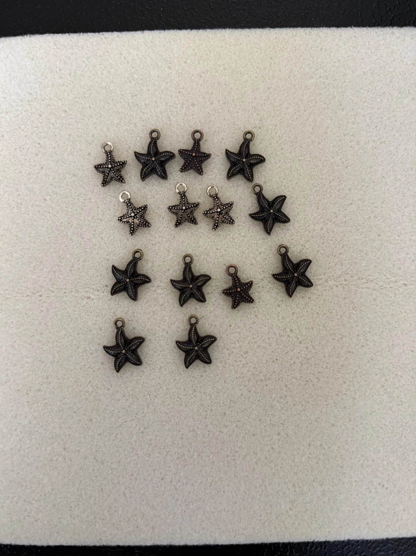 White Seed Bead Starfish Necklace | Dainty Beach Charm Choker | Coastal Boho Jewelry | Handmade Summer Necklace | Minimalist Ocean Gift