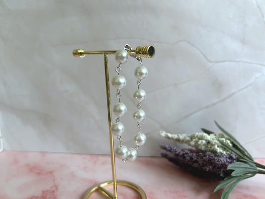 Pearl Link Bracelet | Handmade Elegant Bracelet - Multiple Sizes Available