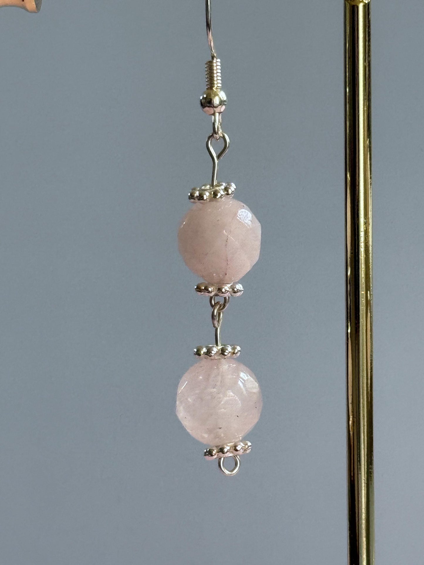 Rose Quartz Earrings