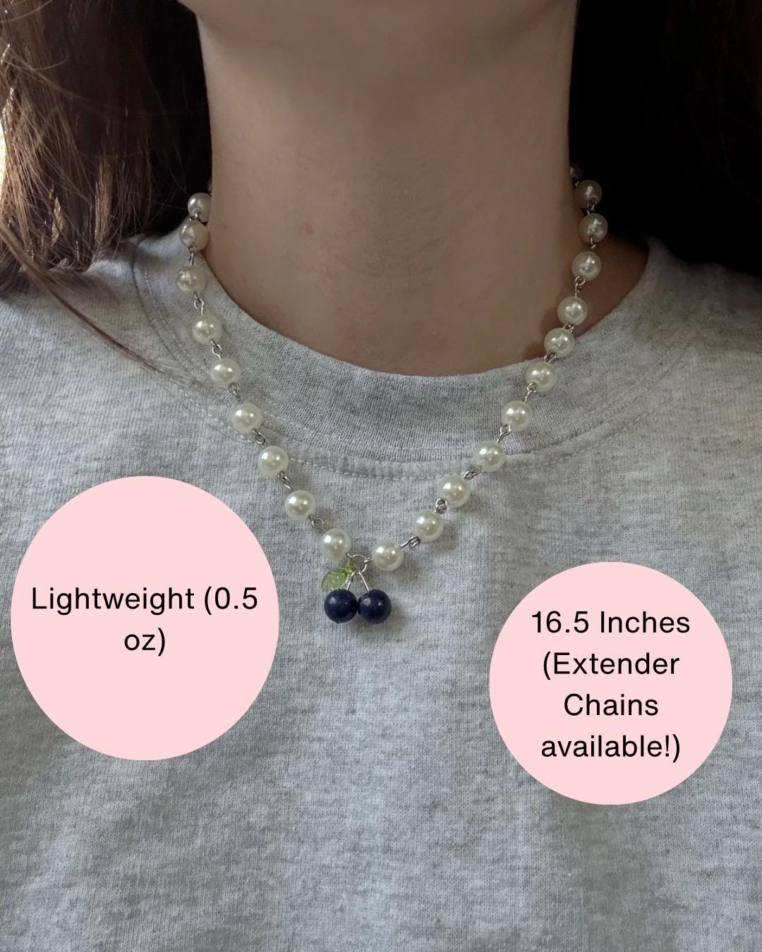 Berry Cute Blueberry Necklace