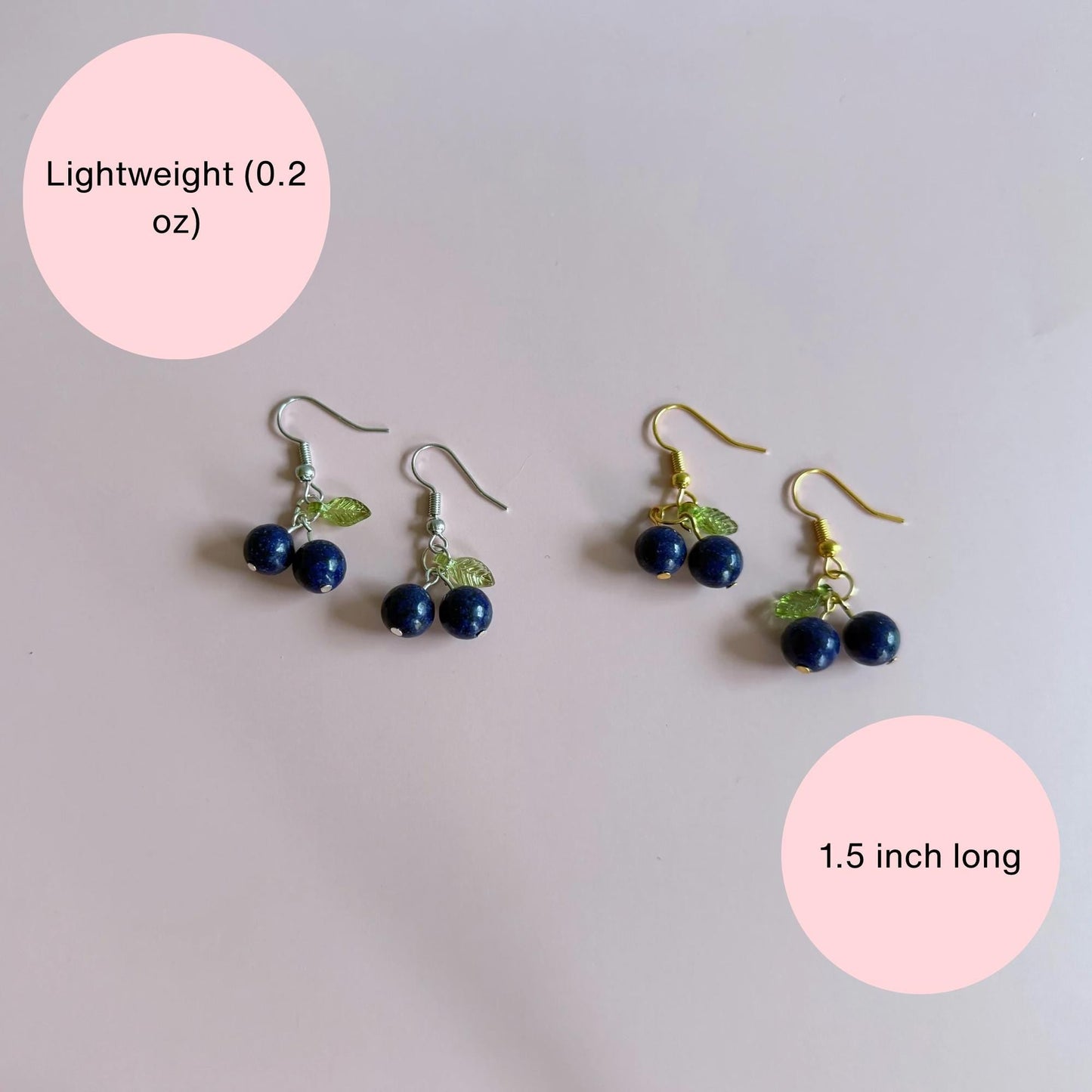 Berry Cute Blueberry Earrings