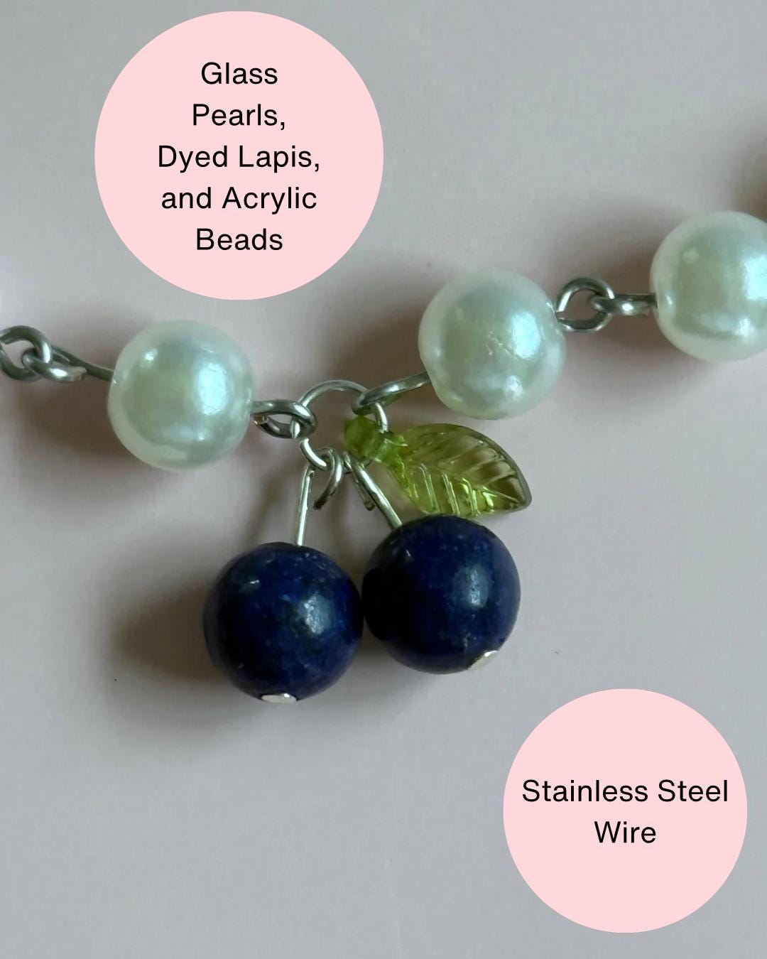 Berry Cute Blueberry Necklace
