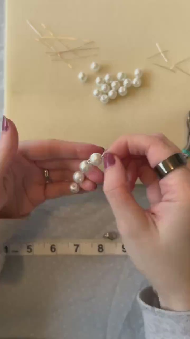 Pearl Link Bracelet | Handmade Elegant Bracelet - Multiple Sizes Available